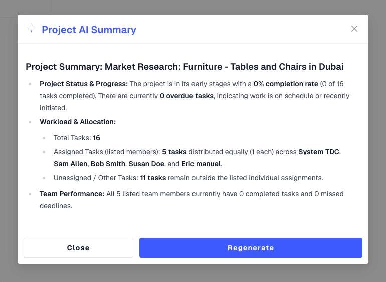 Project Summaries